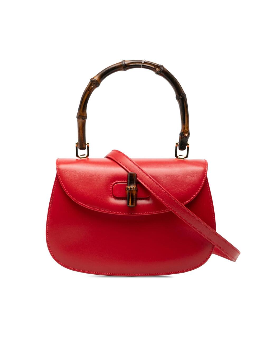 Gucci Small Calfskin Bamboo Night Pre- #352856G14B